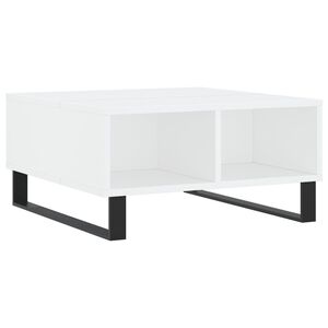 vidaXL Coffee Table White 60x60x30 cm Engineered Wood