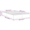 vidaXL Storage Bed with Mattress Taupe 120 x 200 cm Fabric