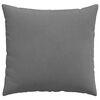 vidaXL Sofa Pillows 2 pcs Dark Grey 50 x 50 cm Fabric