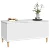 vidaXL Coffee Table White 90x44.5x45 cm Engineered Wood