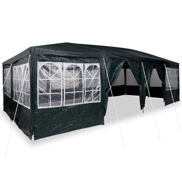 vidaXL Party Tent Green 800 x 400 x 266 cm Polyethylene