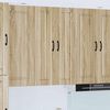 vidaXL Kitchen Cabinet Sonoma Oak 60 x 31 x 100 cm Engineered Wood