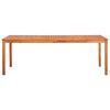 vidaXL Garden Table 215x90x74 cm Solid Acacia Wood