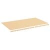 vidaXL Replacement Awning Fabric | Yellow and white