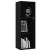 vidaXL Freestanding Bookshelf Black 30 x 40 x 114 cm Engineered Wood