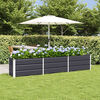 vidaXL Planter Anthracite 240 x 40 x 45 cm Steel