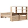 vidaXL Bookcase Bed without Mattress 150x200 cm King Size Solid Wood Pine