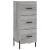 vidaXL Sideboard Grey Sonoma 34,5x34x90 cm Engineered Wood