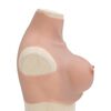 vidaXL Silicone Breastplate Natural E Cup