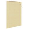 vidaXL Roller Blind with Curtains Manual Nature 150 x 220 cm Bamboo