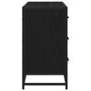 vidaXL Bathroom Cabinet Black Oak 80 x 33 x 60 cm Engineered Wood