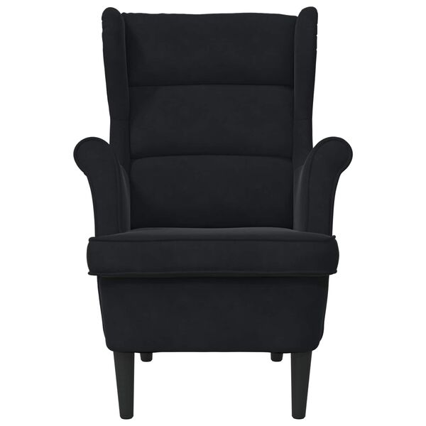 vidaXL Armchair Black 92 x 71 x 91 cm Velvet
