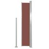 vidaXL Retractable Side Awning 120 x 300 cm Brown