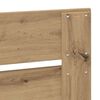 vidaXL Bed Frame Artisian Oak 160 x 200 cm Solid Pine Wood