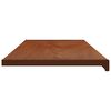 vidaXL Window Sill Brown Wood 160 x 45 x 4.5 cm PVC