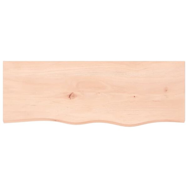 vidaXL Bathroom Countertop 80x30x2 cm Untreated Solid Wood