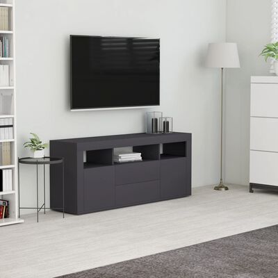 vidaXL TV Cabinet Grey 120x30x50 cm Engineered Wood