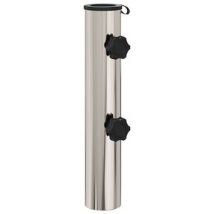 vidaXL Parasol Base Tube 0.63 kg Natural Stainless Steel