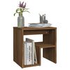 vidaXL Bed Cabinets 2 pcs Brown Oak 40x30x40 cm Engineered Wood