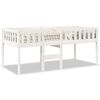 vidaXL Children's Bed without Mattress White 80x200 cm Solid Wood Pine