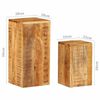 vidaXL Plant Stands 2 pcs Solid Mango Wood