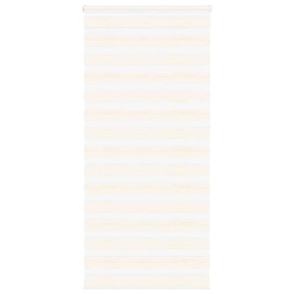 vidaXL Zebra Blind Marble Beige 100x230 cm Fabric Width 95.9 cm Polyester