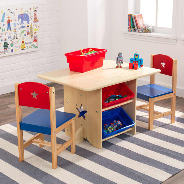 KidKraft Star Table with 2 Chairs Set
