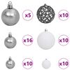 vidaXL Artificial Christmas Tree with Stand White 240 cm PVC and Steel