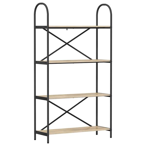 vidaXL Bookshelf Sonoma Oak 80 x 30 x 146 cm Engineered wood