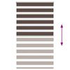 vidaXL Zebra blind 100.9x175 cm Fabric Width 96.7 cm coffee