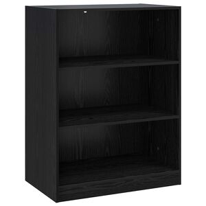 vidaXL Wardrobe with Shelf with Storage Black oak 77 x 48 x 102 cm PB