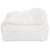 vidaXL Throw Blanket White 240 x 270 cm Fleece