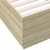 vidaXL Bed Frame without Mattress Sonoma Oak 100x200 cm