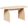 vidaXL Coffee Table Brown 80 x 40 x 35 cm Solid Pine Wood