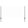 vidaXL Fence with Post Green 1 x 50 m Steel and PVC