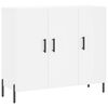 vidaXL Sideboard White 90x34x80 cm Engineered Wood