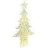 vidaXL Christmas Tree 240 LEDs Warm white 181 cm PET