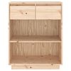 vidaXL Console Cabinet 60x34x75 cm Solid Wood Pine