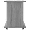 vidaXL Rolling Cabinet Grey Sonoma 60x45x60 cm Engineered Wood