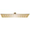 vidaXL Rain Shower Head Stainless Steel 30x20 cm Rectangular Gold