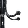 vidaXL Coat Stand with Umbrella Holder Black 180 cm Powder-coated Iron
