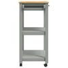 vidaXL Kitchen Trolley MONZA 84x40x88.5 cm Solid Wood Pine