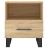 vidaXL Bedside Cabinet Sonoma Oak 40x35x47.5 cm Engineered Wood