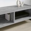 vidaXL TV Cabinet Grey Sonoma 100 x 36.5 x 30.5 cm Engineered Wood