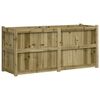 vidaXL Garden Planter 150x50x70 cm Impregnated Wood Pine