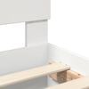 vidaXL Bed Frame with Headboard White 75 x 190 cm Engineered Wood