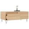 vidaXL Coffee Table Sonoma Oak 90x50x36.5 cm Engineered Wood