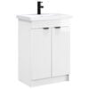 vidaXL Bathroom Furniture Set High Gloss White 56 x 37.5 x 81 cm