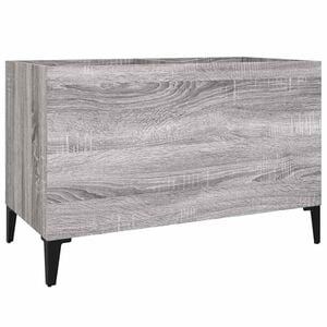 vidaXL Record Cabinet Grey Sonoma 74,5x38x48 cm Engineered Wood