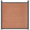 vidaXL Fence Panel Brown 1218x186 cm WPC